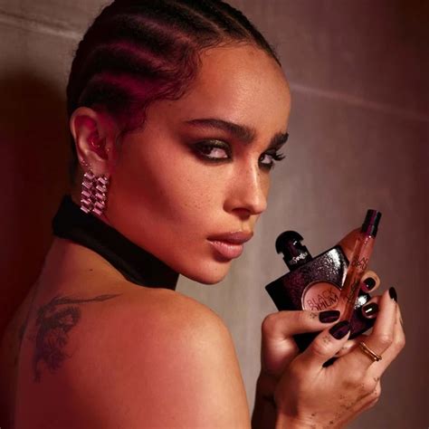 zoe kravitz ysl perfume|instyle fragrances black opium.